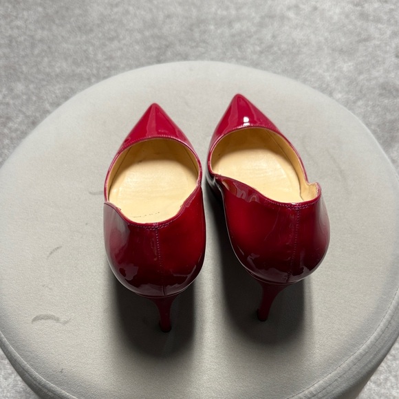 Christian Louboutin Glossy Red Heels - Picture 3 of 9